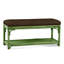 Summer Retreat Wicker Shelf Storage Bench-71425199-86505837