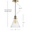 Luminaire suspendu conique à 1 lumière Rochelle-1960210680