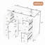 Meuble-lavabo 36 po sans lavabo, base d'armoire seulement, une armoire et six tiroirs-120329953