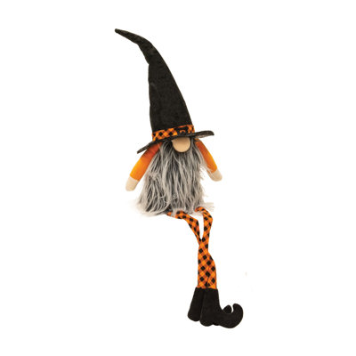 Gnome d'Halloween à jambes suspendues