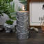 Bougie cylindrique sans parfum à volute-24101332-24101325-24101330