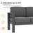 Alturas Standalone Product 4 Piece Sofa Seating Group With Cushions-214349031