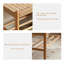 Banc en bois massif Burlywood-928951677