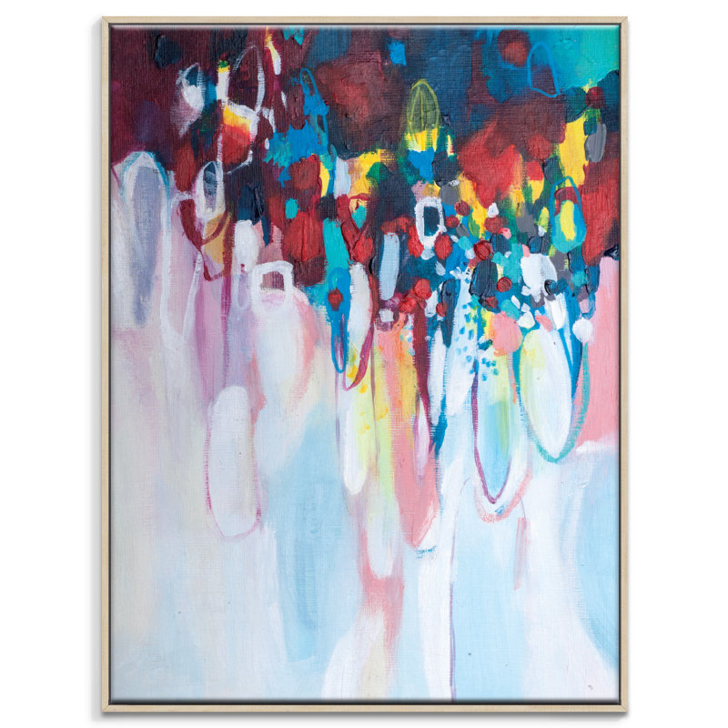 Amanda Morie - Painting on Canvas, 102cm H x 76cm W, Timber Floater Framed