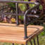 BANC INDUSTRIEL EN BOIS ET MÉTAL