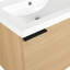 Ensemble de meuble-lavabo de salle de bain spacieux et moderne avec contreplaqué durable et beaucoup de rangement pour une vie organisée