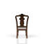 Chaise d'appoint en acajou traditionnel