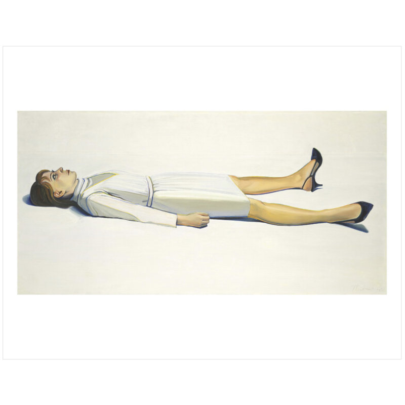 Reproduction de giclée sur «Supine Woman» par Wayne Thiebaud, H 22 po x l 28 po x P 0,1 po, Unframed