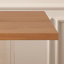 Bureau suspendu en bois massif et acrylique-966920235