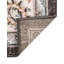 Tapis floral gris / bleu sarcelle / orange Arends-678299759
