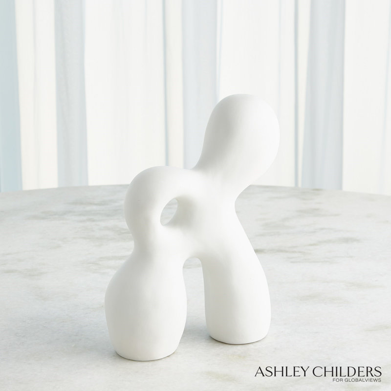 Ronan Sculpture-Matte White-Sm