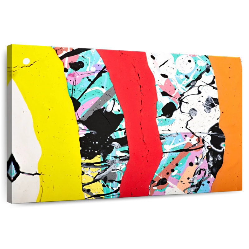 Avery Abstract Splatter, 16" H x 24" W