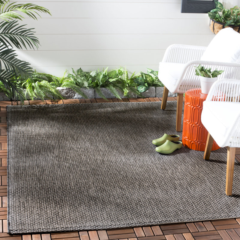 Tapis d'intérieur / extérieur de couleur unie Sezis Performance, Rectangle 8 pi x 10 pi
