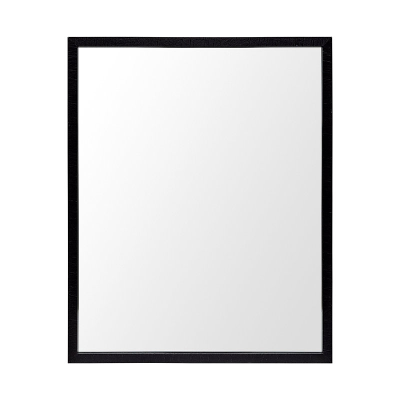 Miroir de salle de bain Aariah, Noir, H 31,5 po x l 25,5 po