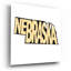  'Nebraska 2' by Art Licencing Studio Acrylic Glass Wall Art, 12" x 12"