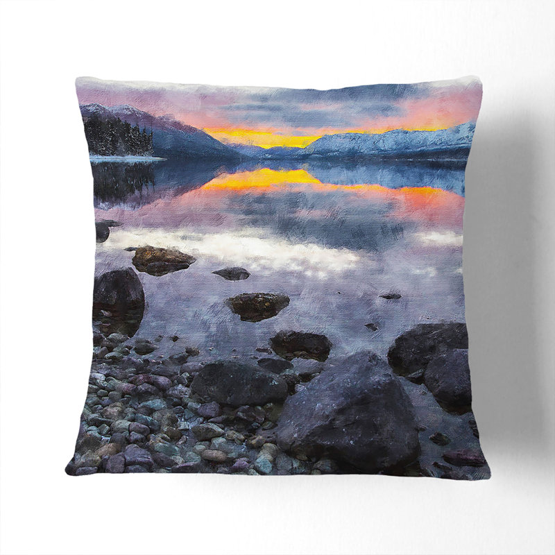 Square Throw Cushion, 55cm H x 55cm W x 20cm D