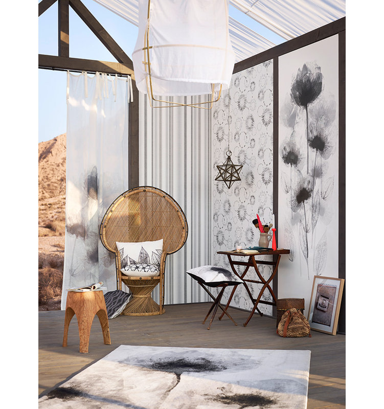 Night Shade Grey Rug, Rectangle 160 x 230cm