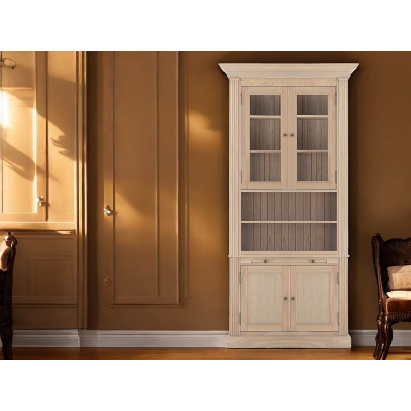 Zelma 609.6cm H x 254cm W Library Bookcase