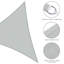 Toile d'ombrage triangulaire Yescom-113472273-57092710
