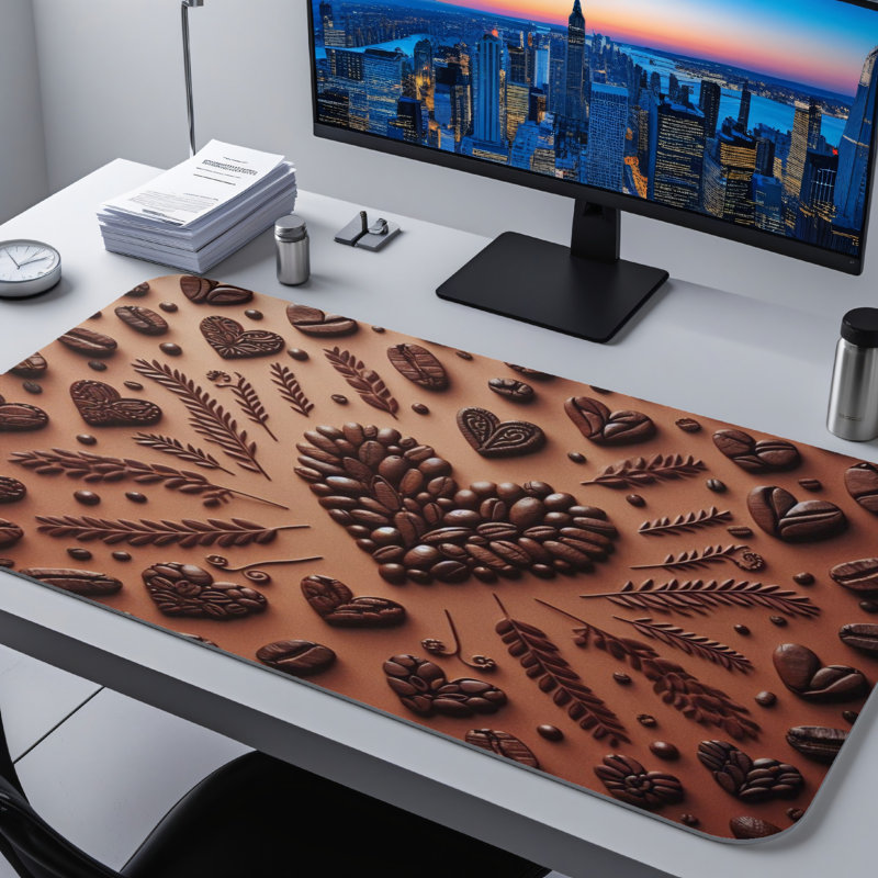 Polyester Desk Pad, 23.6x13.8