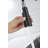 Matte Black Kitchen Faucet With Soap Dispenser Single Handle Kitchen Sink Faucet With Pull Down Sprayer Utility Sink Faucet Single Hole For Laundry Sink Stainless Steel 1.8 GPM