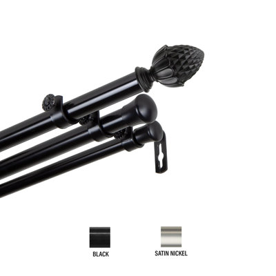  Morsel 13/16" Triple Curtain Rod