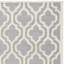Tapis argent / ivoire en laine Cannen-377306720