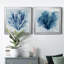 Alexio Coastal Coral I - 2 pièces, peinture sur toile encadrée-1690448777-1690448778