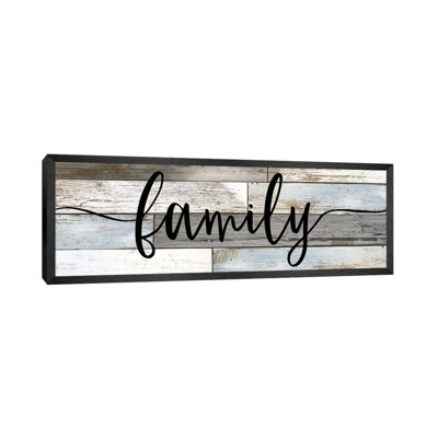 Family by Natalie Carpentieri - Panoramic Print on Canvas