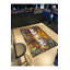 Written Collection Save The History Text Floral Patterned Modern Decorative Rug-70845444