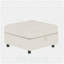 Causeuse modulaire Mid-Century moderne avec rangement, parfaite pour les petits espaces et les aménagements flexibles-129410236