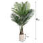 Faux palmier Albee en pot de fleurs blanc, faux palmier vert, faux arbre pour la décoration intérieure-848270643
