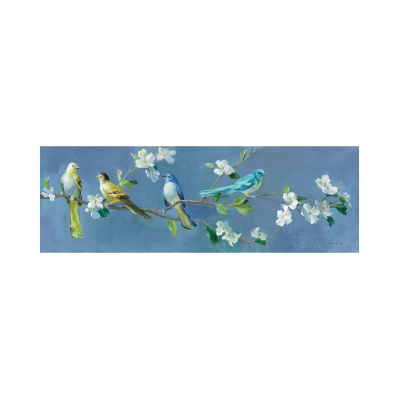 Spring In The Neighborhood I by Danhui Nai - Wrapped Canvas Panoramic Print, 121.92 cm H x 40.64 cm W x 1.91 cm D