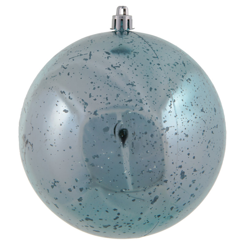 Ornement boule de mercure brillant, Bleu pastel