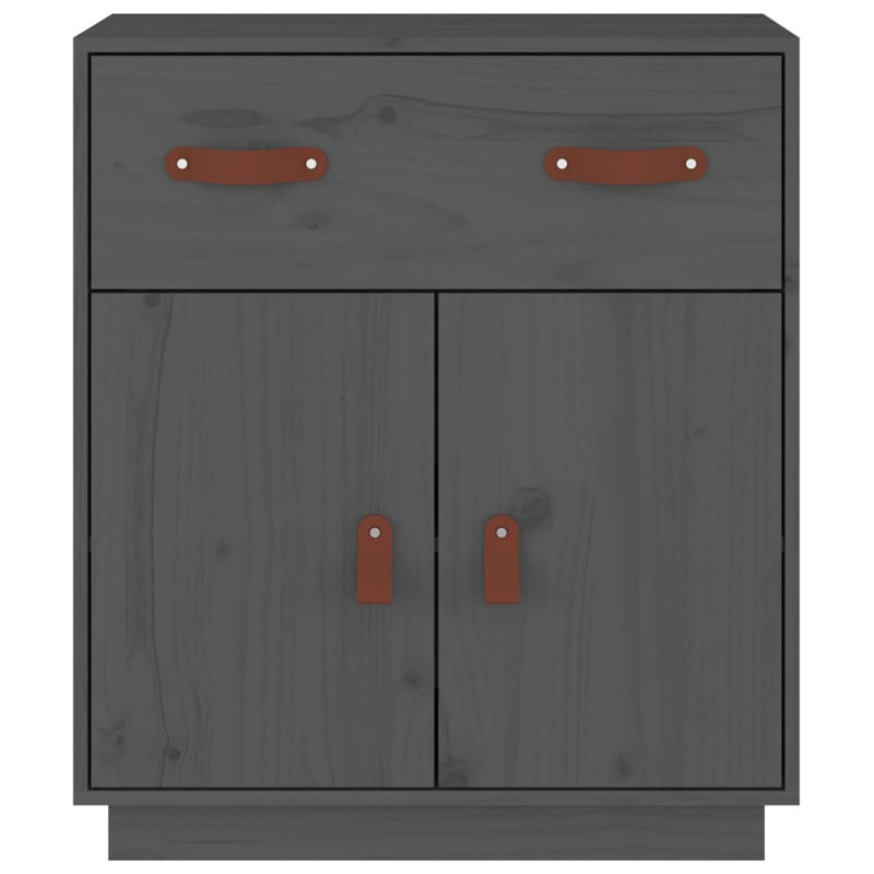 Kayvion 65.5cm Solid Wood Sideboard, Grey