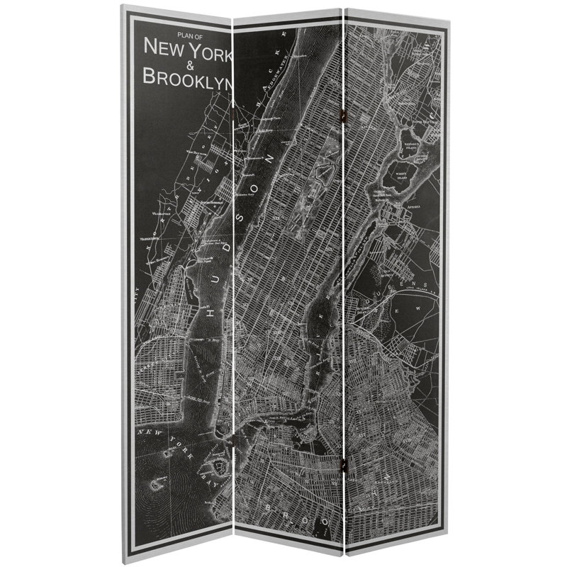 Paravent New York City Map, New York City