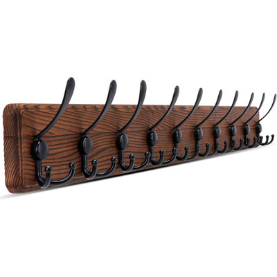 50 lbs Heavy-Duty Wall Mount Coat Rack