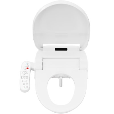 Round Smart Bidet Seat Multiple Spray Modes Instant Warm Water Seat Sensor LED Night Light