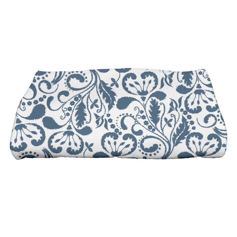 Rushton Bath Towel, Blue