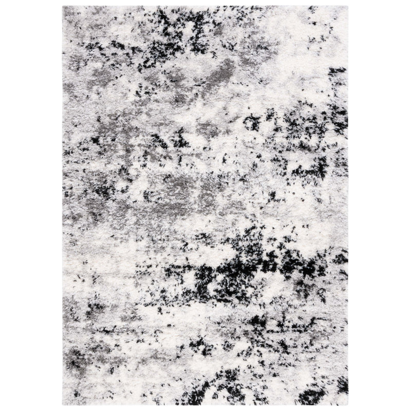 Aneta Performance Abstract Rug, Rectangle 4' x 6'