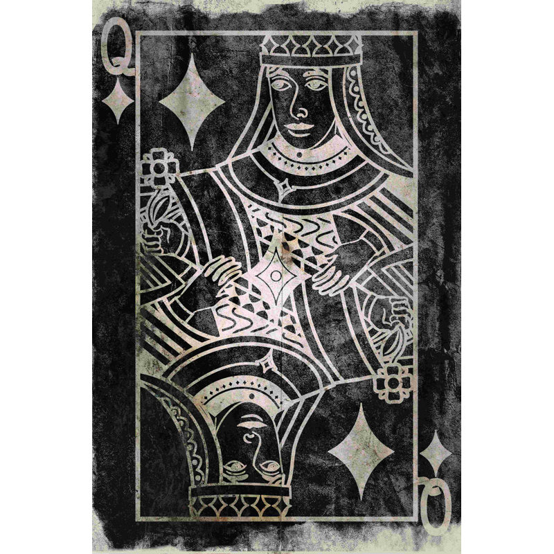 " Queen Of Diamonds ", 48" H x 32" W x 1.25" D