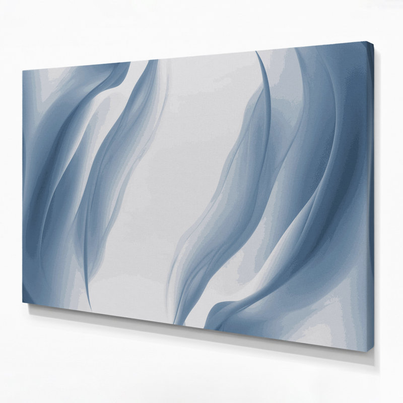 Gradient Abstract 94, art mural sur toile grise, H 11 po x l 14 po