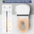 Smart Bidet Toilet With Design, Auto Open & Close Lid, Wider Bidet, Warm Water Wash And Dry, Foot Sensor For Lid Flush, Led Indicator, Remote Control, White Color. Various Fountain Washing Modes, 5 -