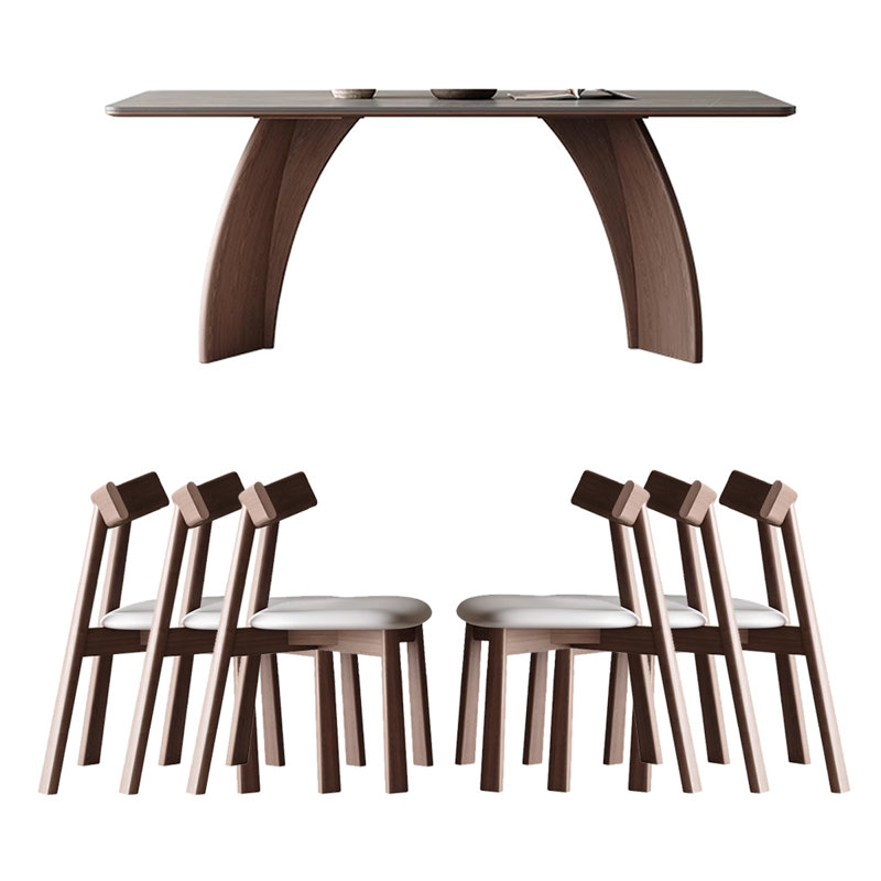 Ensemble de table de salle à manger italien, H 29,53 po x L 55,12 po x l 31,5 po