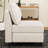 Aurora Chenille Single Seat Armless Storage Seat-1546549520