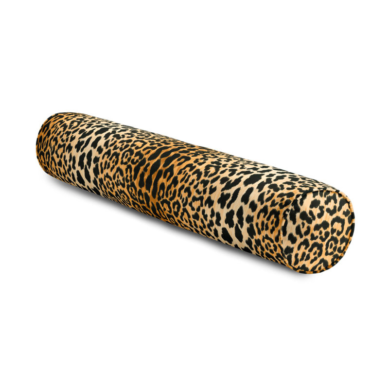 Untamed Velvet Bolster Pillow Cover & Insert, 8" x 24"