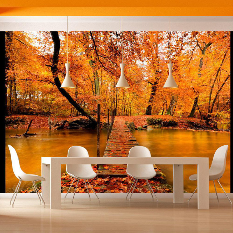 Murale Defanski Autumn Bridge, L 121 po x l 157 po