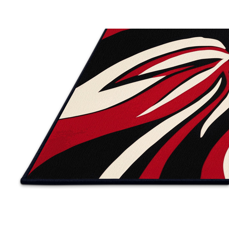 Flame Arc Rug, Rectangle 2' x 3'