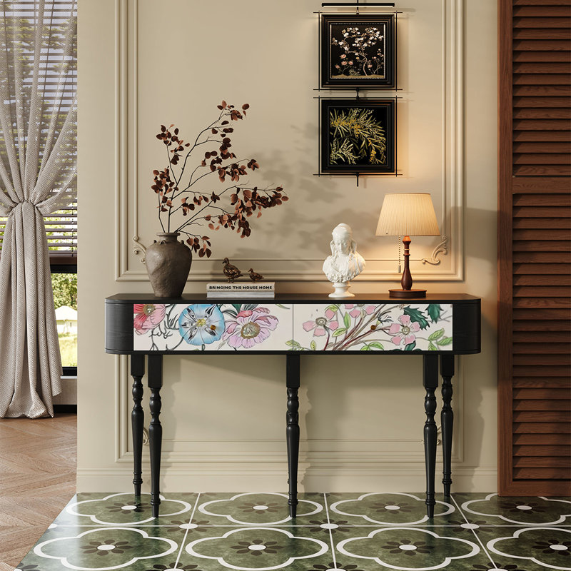 Commode d'entrée en bois massif