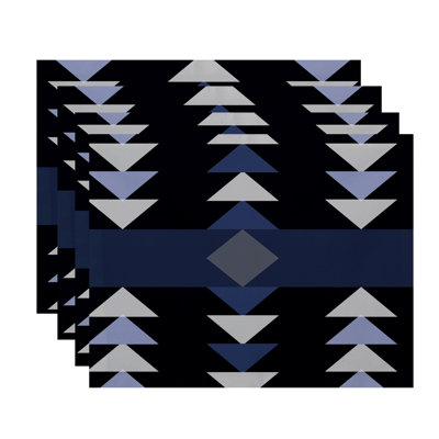 Polyester Geometric Rectangle Placemat